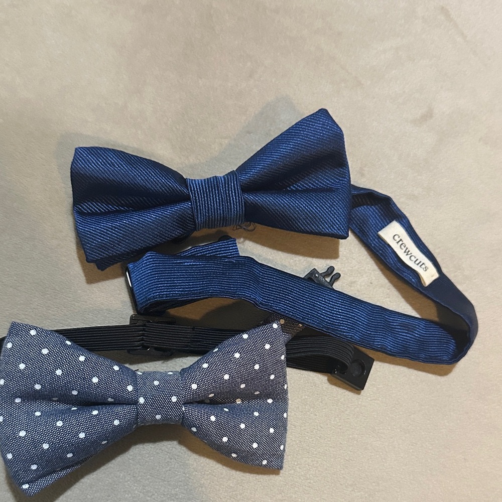 Crewcuts Blue Bow Tie Duo - Solid & Polka Dot H&M